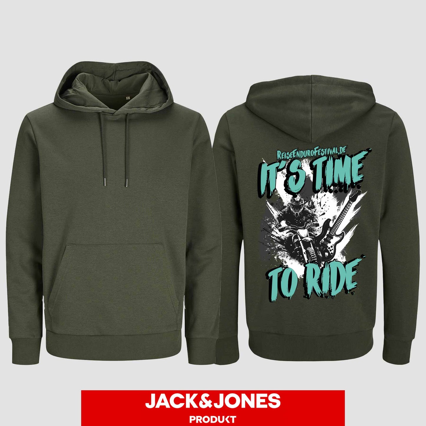Hoodie by Jack&Jones Time to Ride