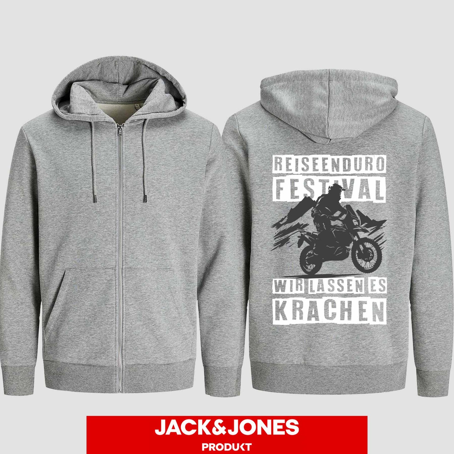 Sweatshirt Jacke by Jack&Jones Wir lassen es krachen