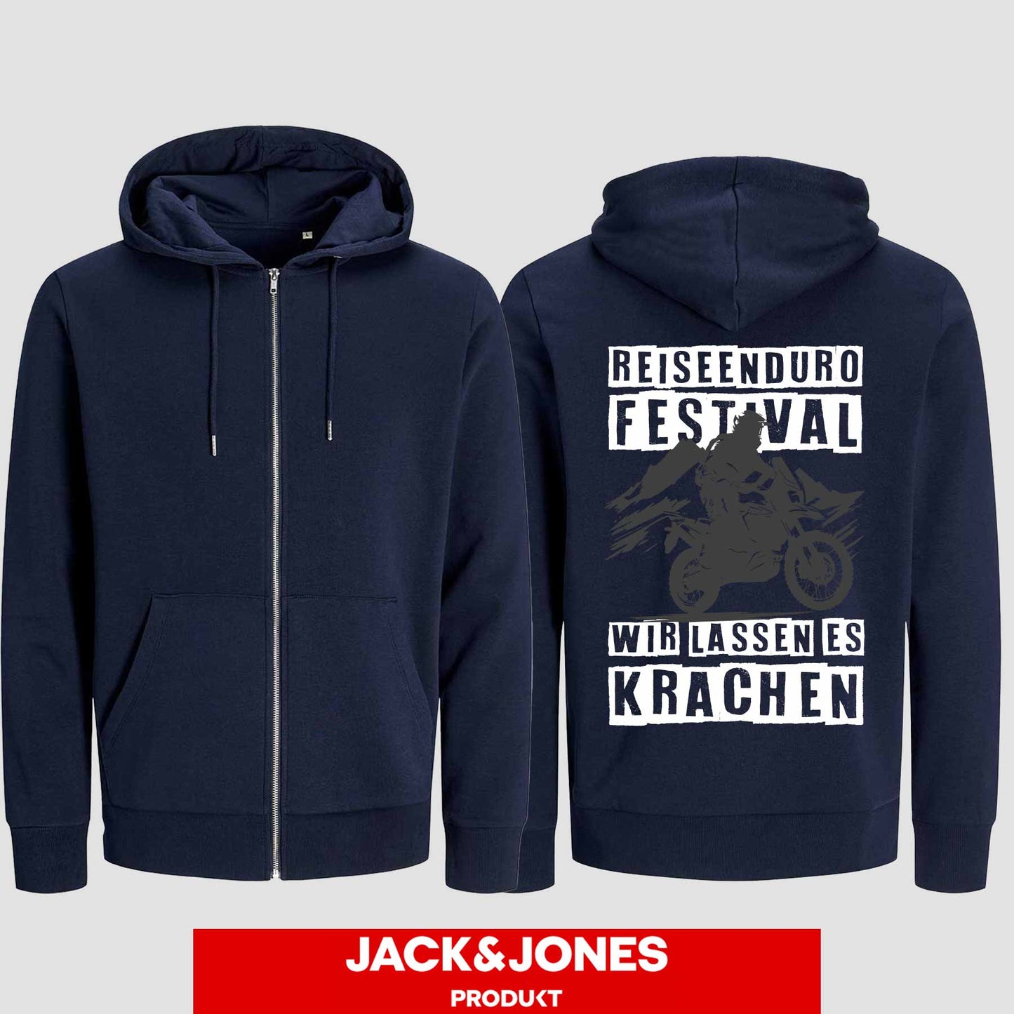 Sweatshirt Jacke by Jack&Jones Wir lassen es krachen