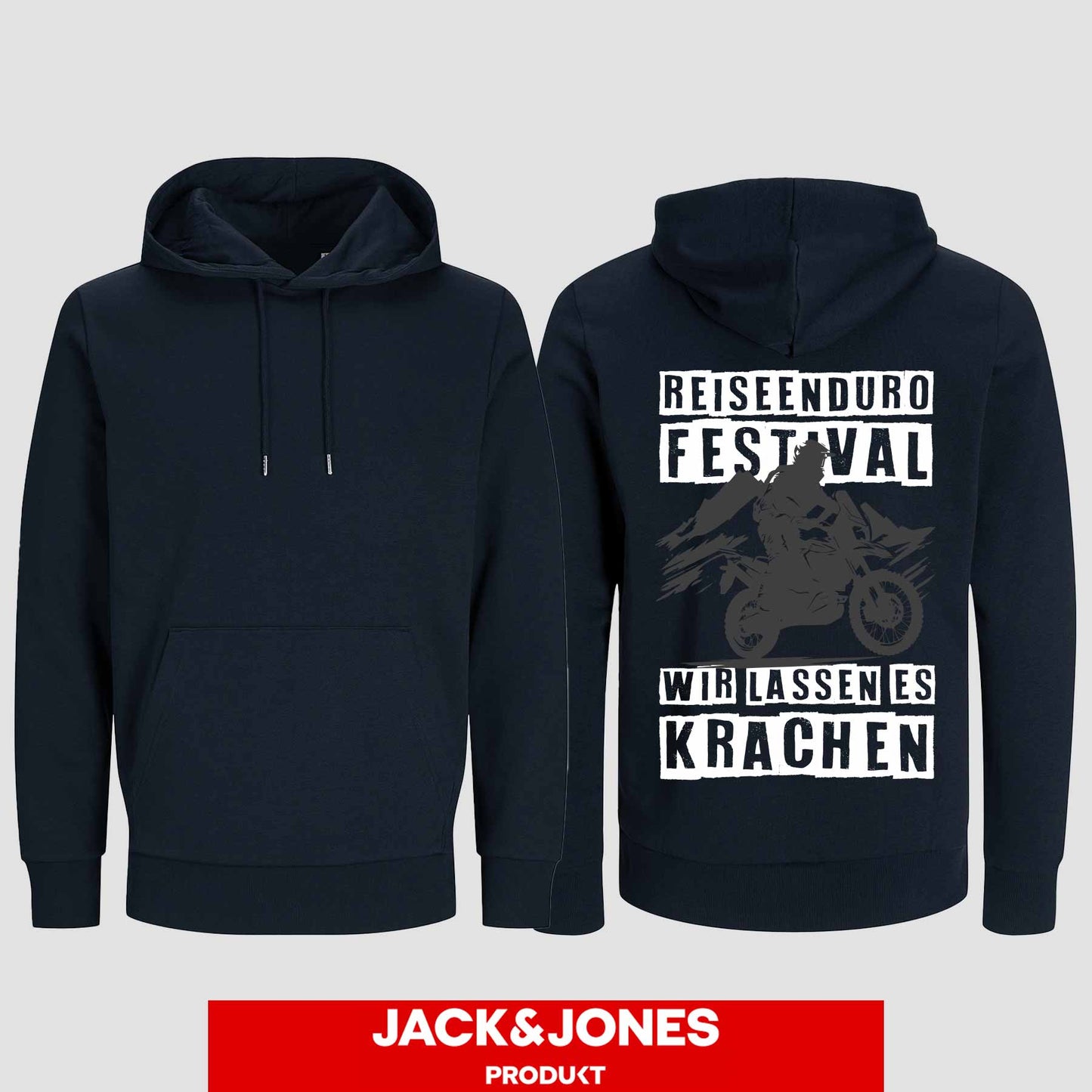 Hoodie by Jack&Jones Wir lassen es krachen