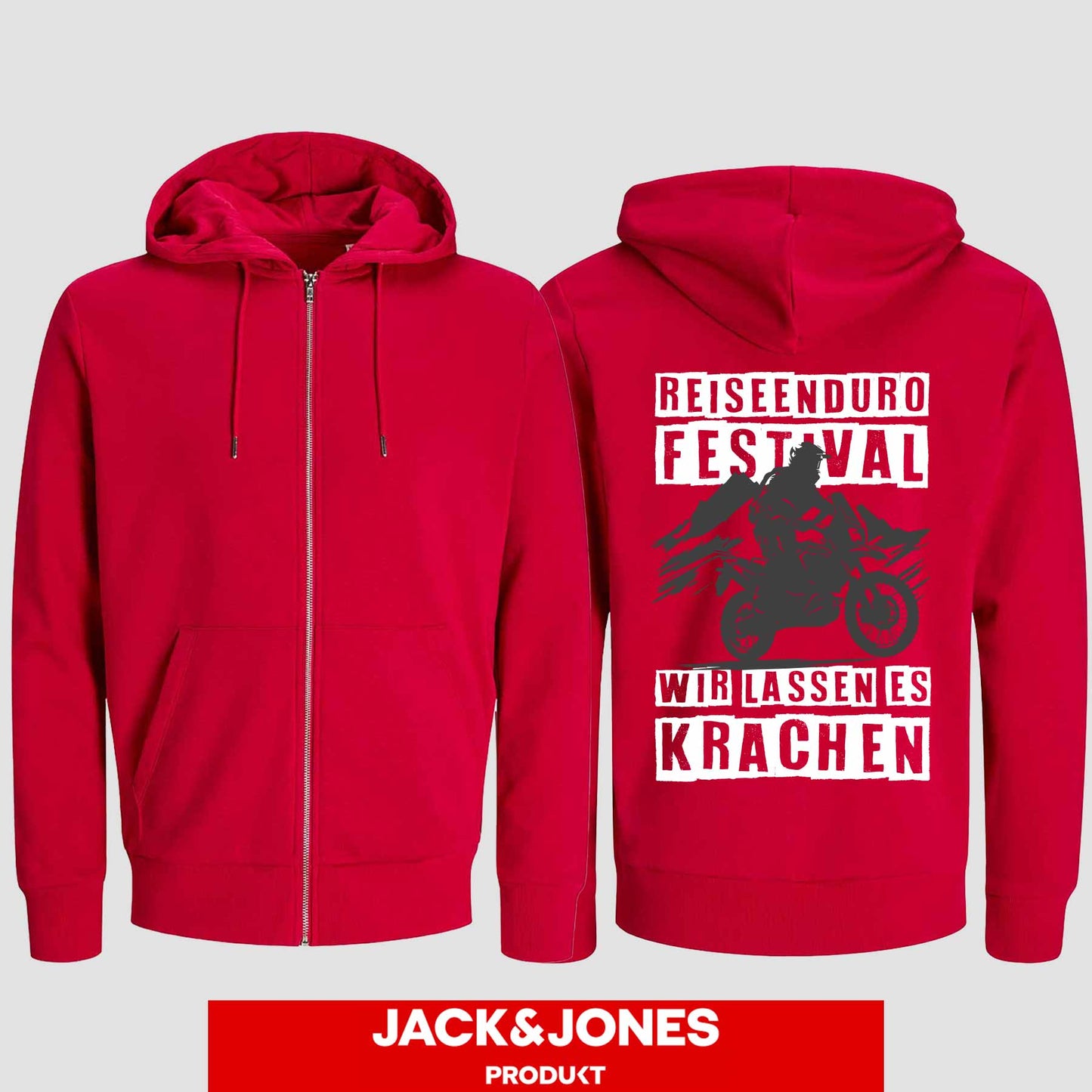 Sweatshirt Jacke by Jack&Jones Wir lassen es krachen