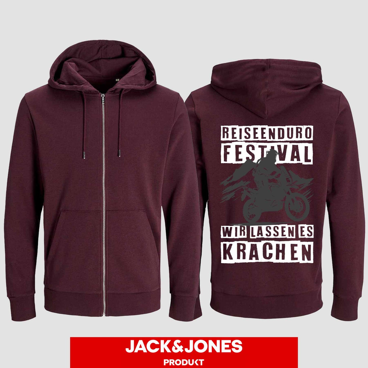 Sweatshirt Jacke by Jack&Jones Wir lassen es krachen