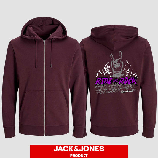 Sweatshirt Jacke by Jack&Jones Ride and Rock