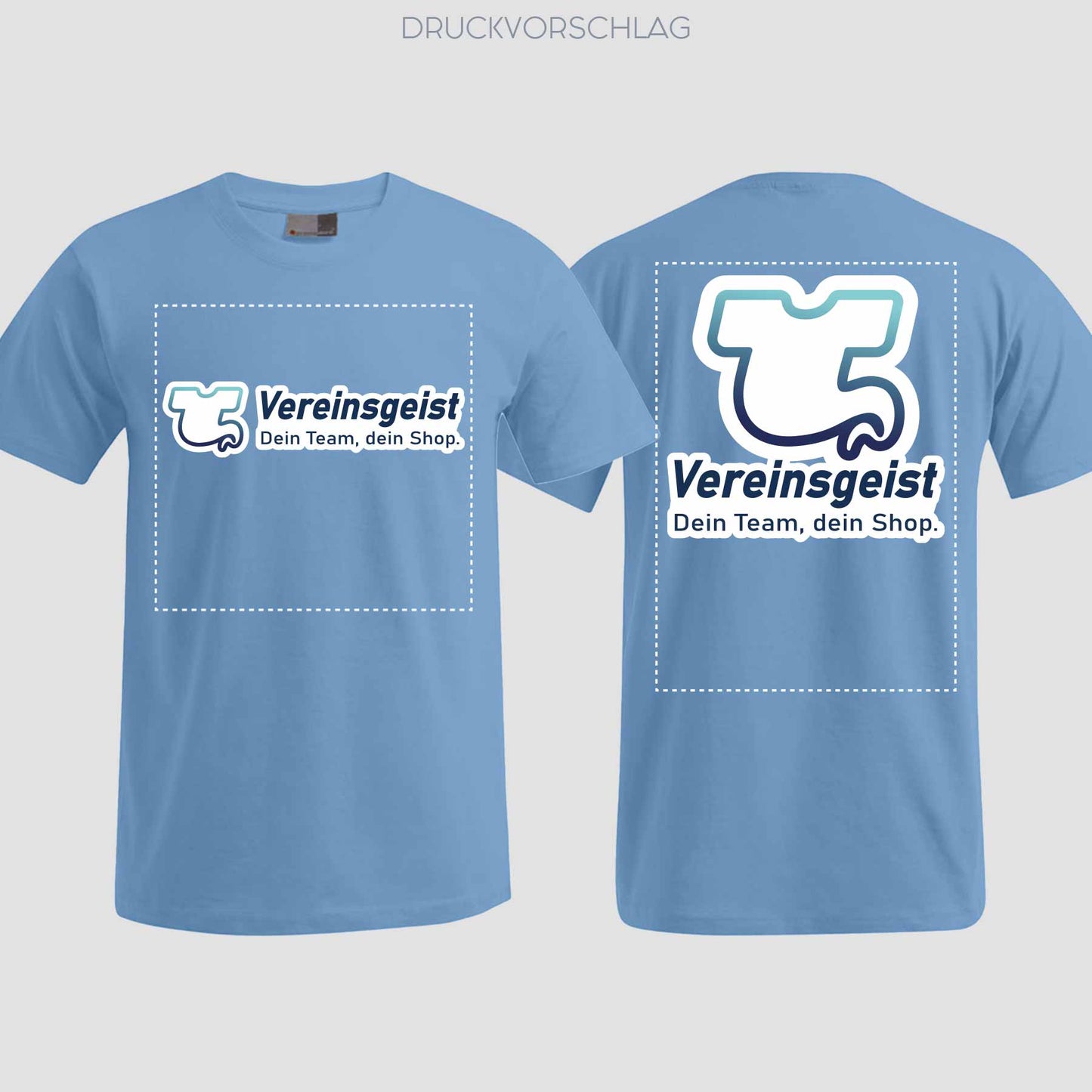 T-Shirt beidseitig bedruckt