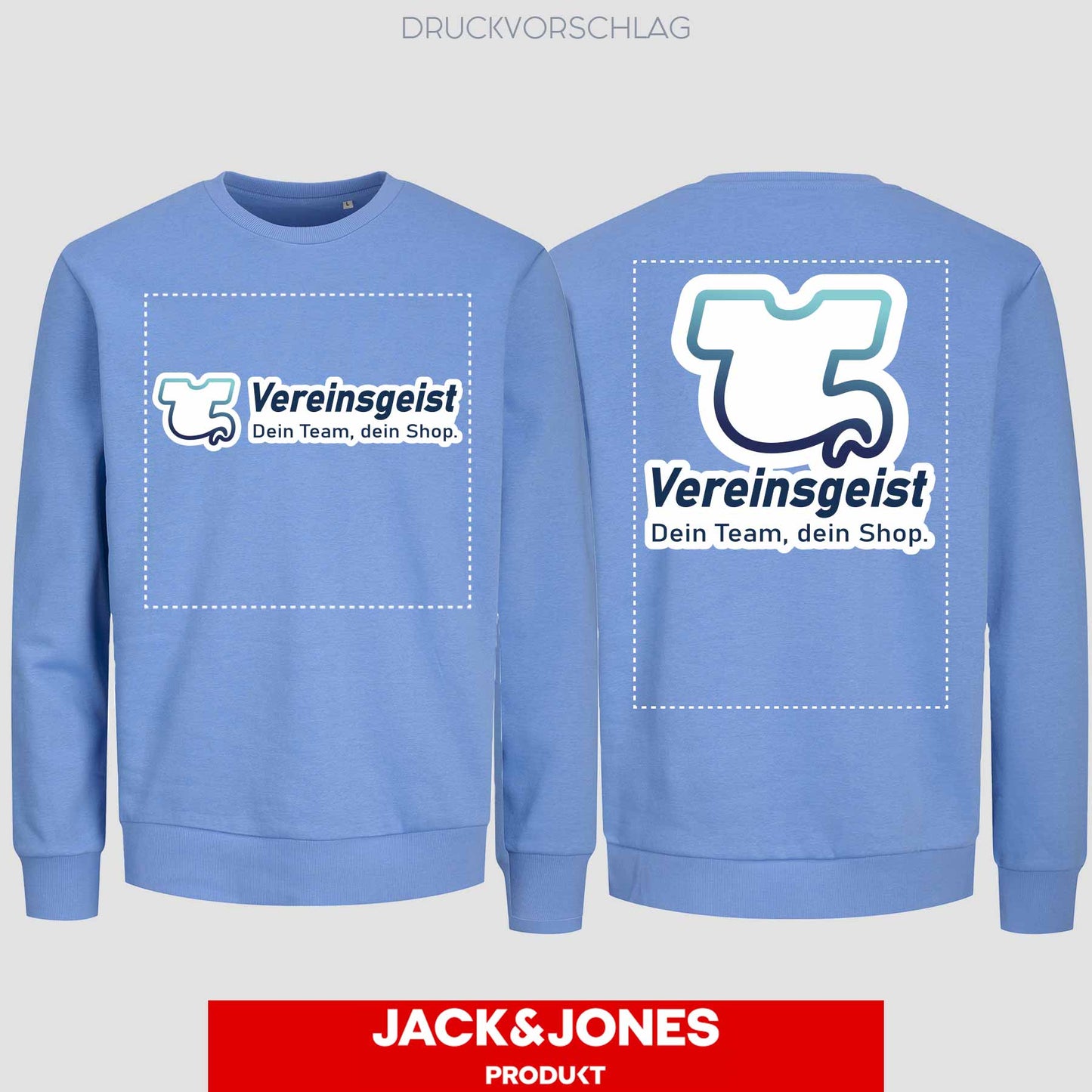 Sweatshirt by Jack&Jones einseitig bedruckt