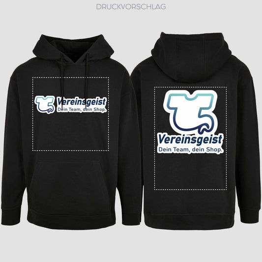 Oversize Hoodie beidseitig bedruckt