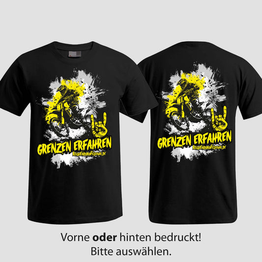 Grenzen erfahren | T-Shirt | Reiseendurofesival
