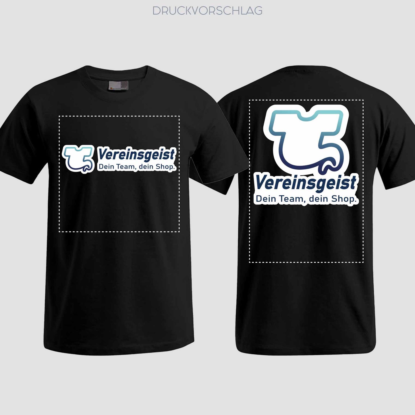 T-Shirt beidseitig bedruckt