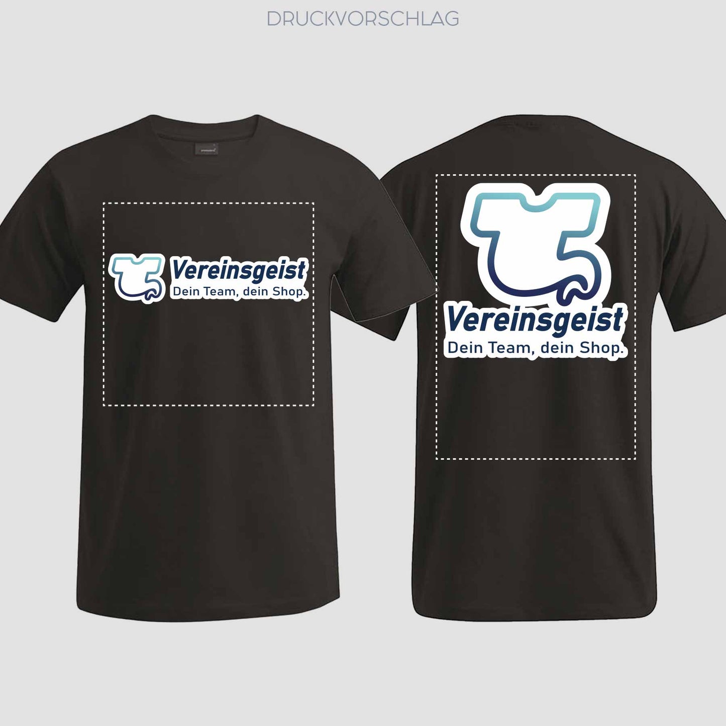 T-Shirt beidseitig bedruckt