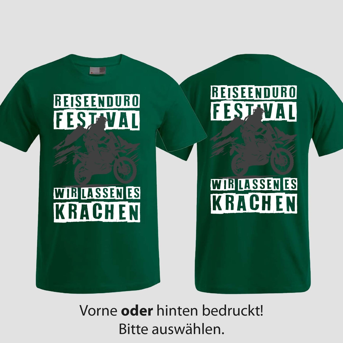 Wir lassen es krachen | T-Shirt | Reiseendurofesival
