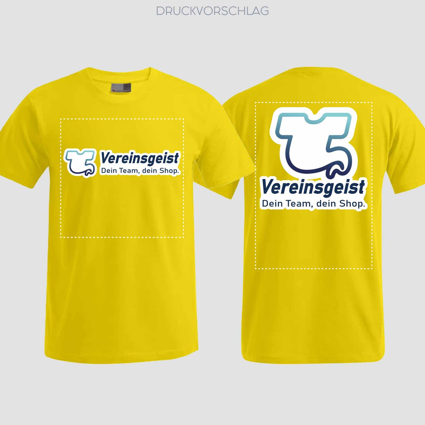 T-Shirt beidseitig bedruckt