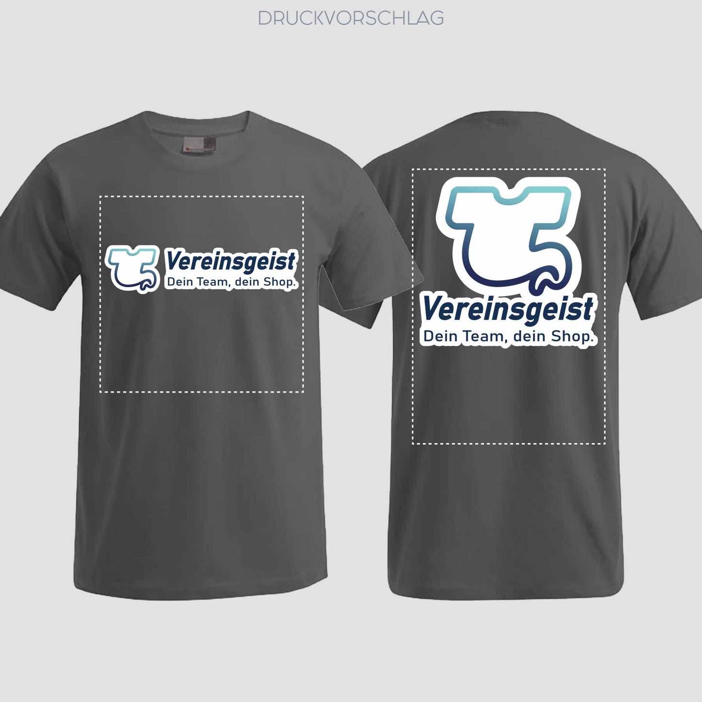 T-Shirt beidseitig bedruckt
