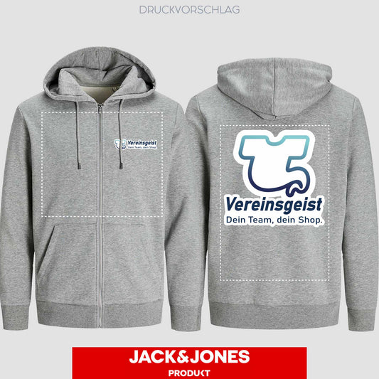 Sweatshirt Jacke by Jack&Jones beidseitig bedruckt
