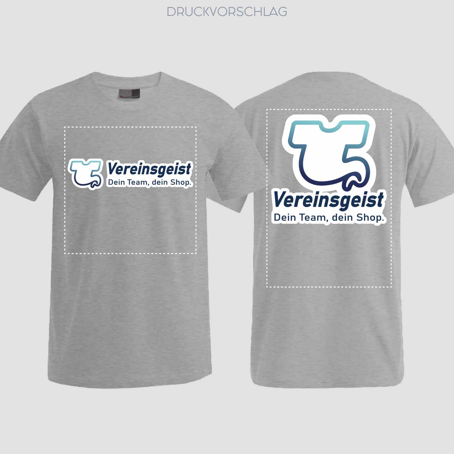 T-Shirt beidseitig bedruckt
