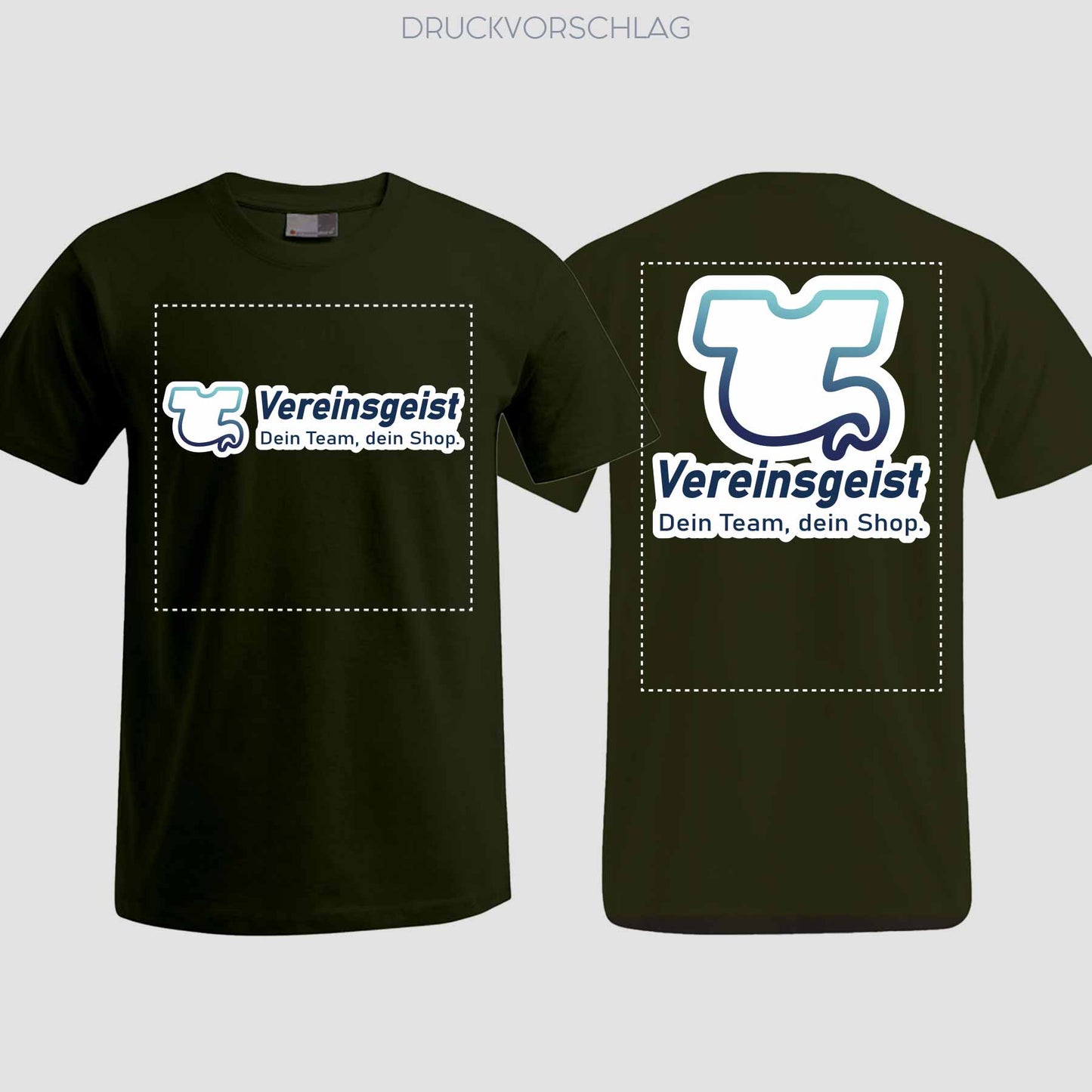 T-Shirt beidseitig bedruckt