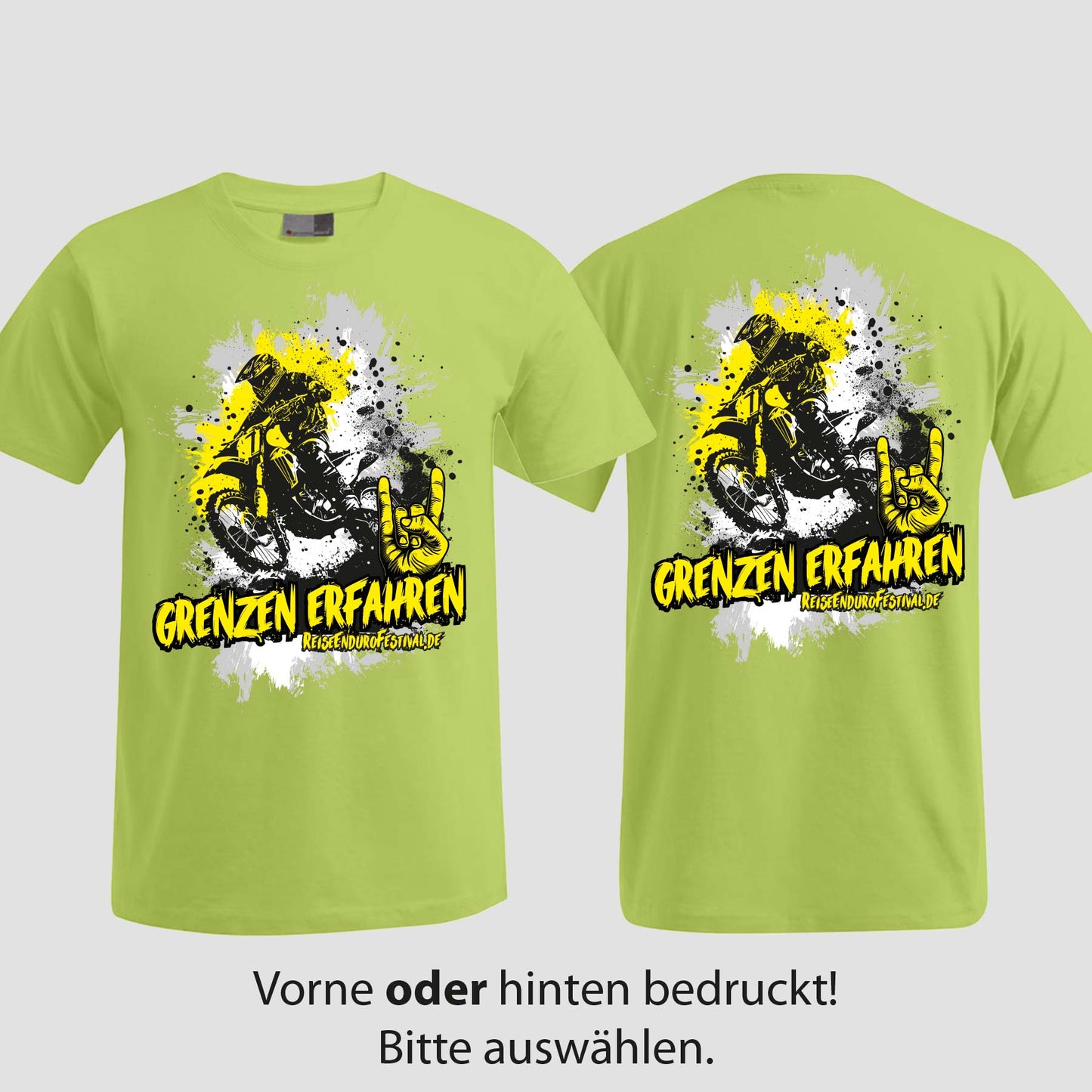Grenzen erfahren | T-Shirt | Reiseendurofesival