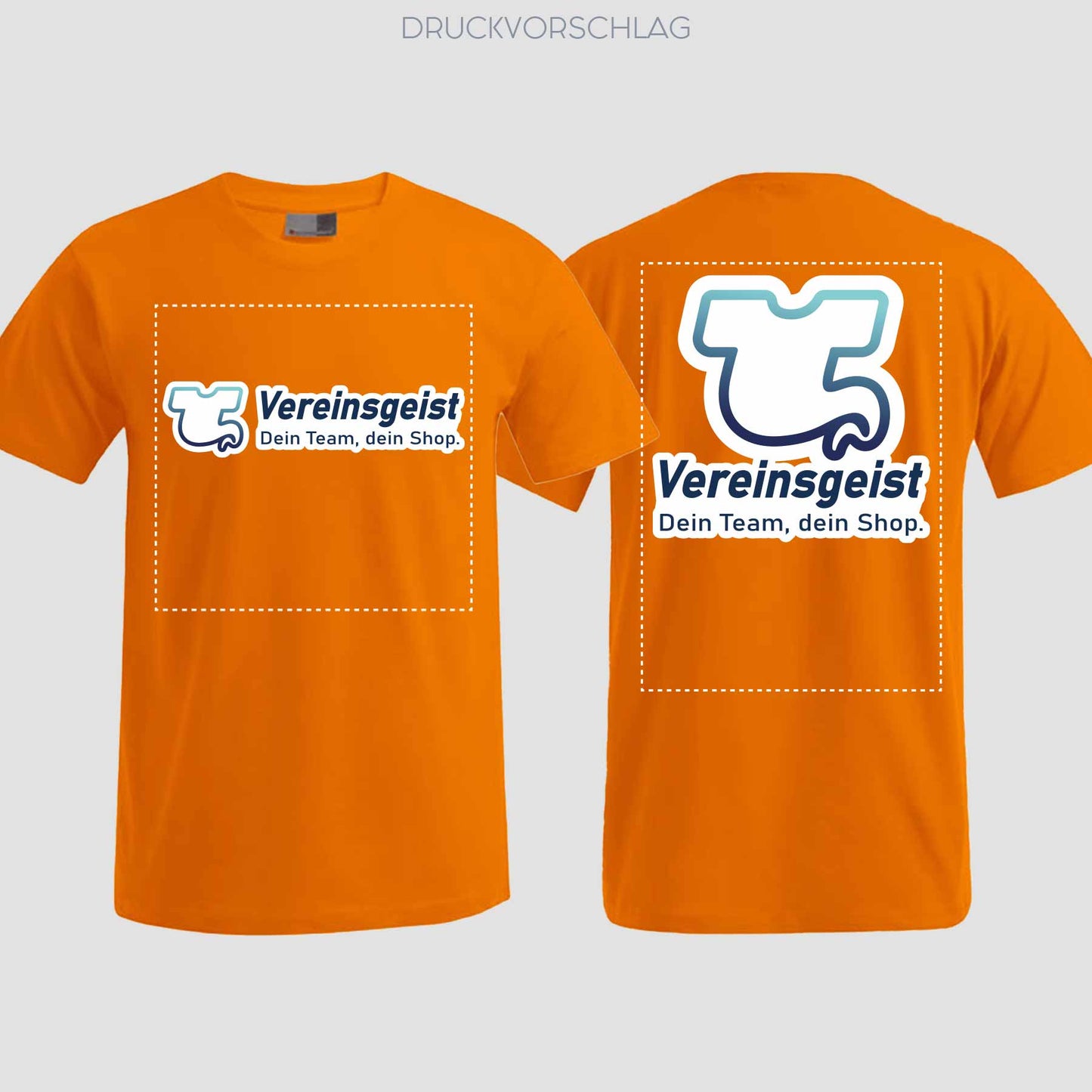 T-Shirt beidseitig bedruckt