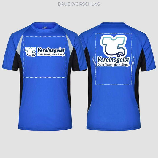 Sport/Running T-Shirt beidseitig bedruckt