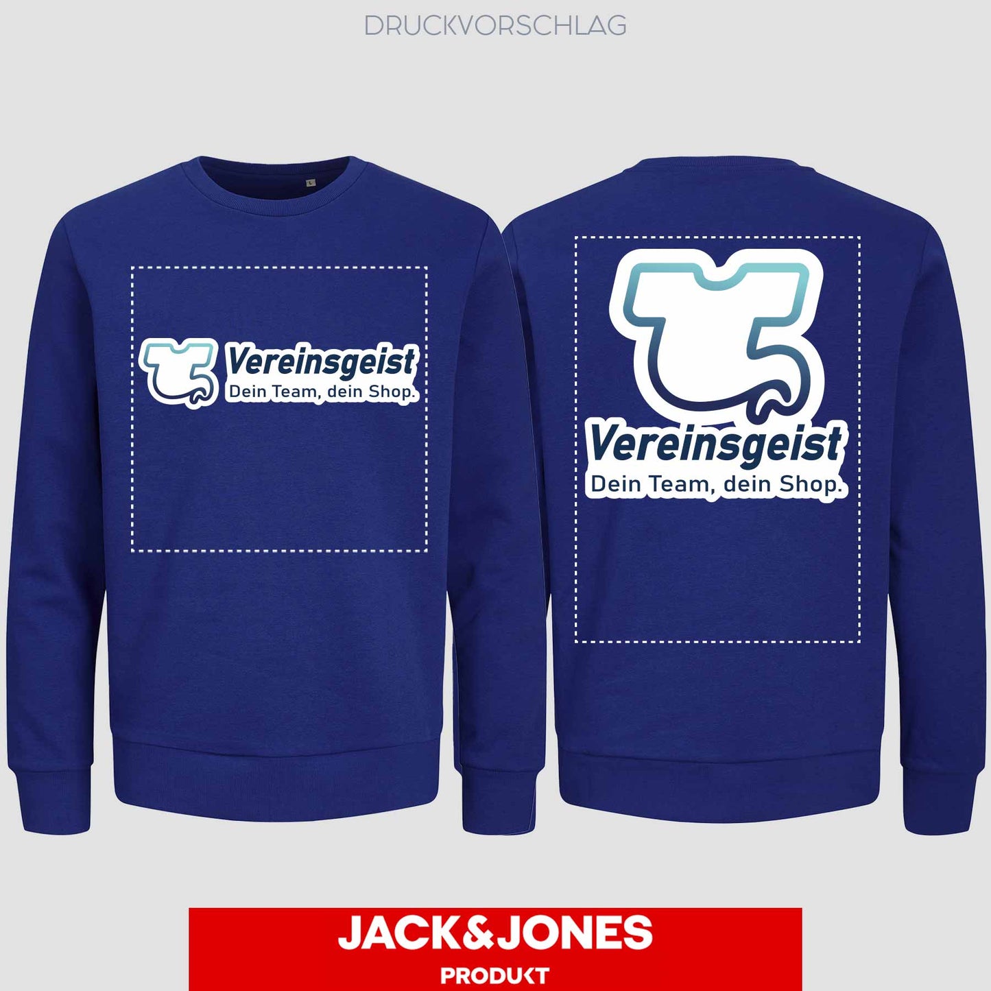 Sweatshirt by Jack&Jones einseitig bedruckt