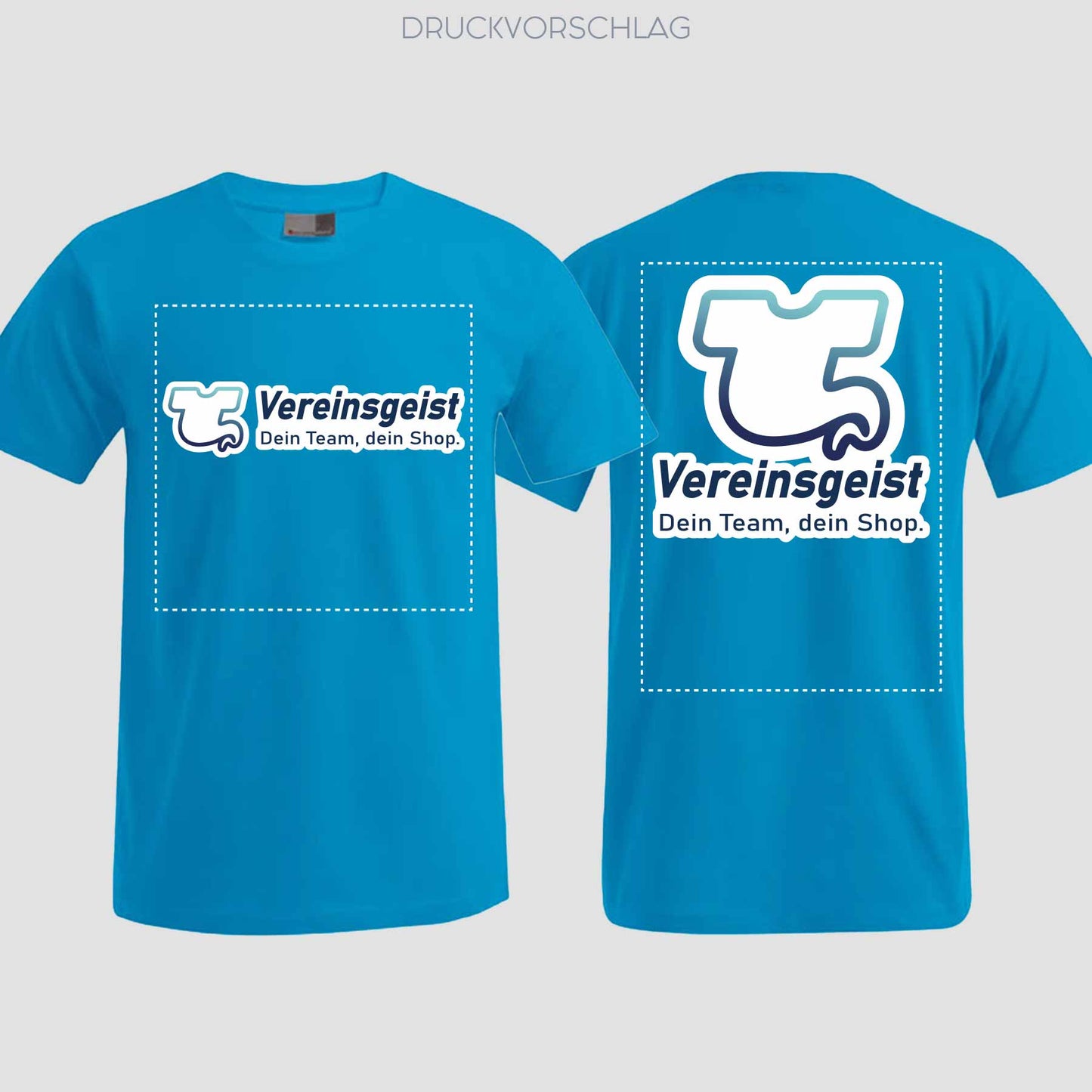 T-Shirt beidseitig bedruckt