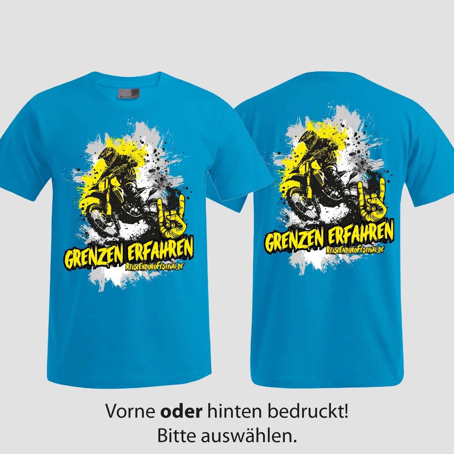 Grenzen erfahren | T-Shirt | Reiseendurofesival