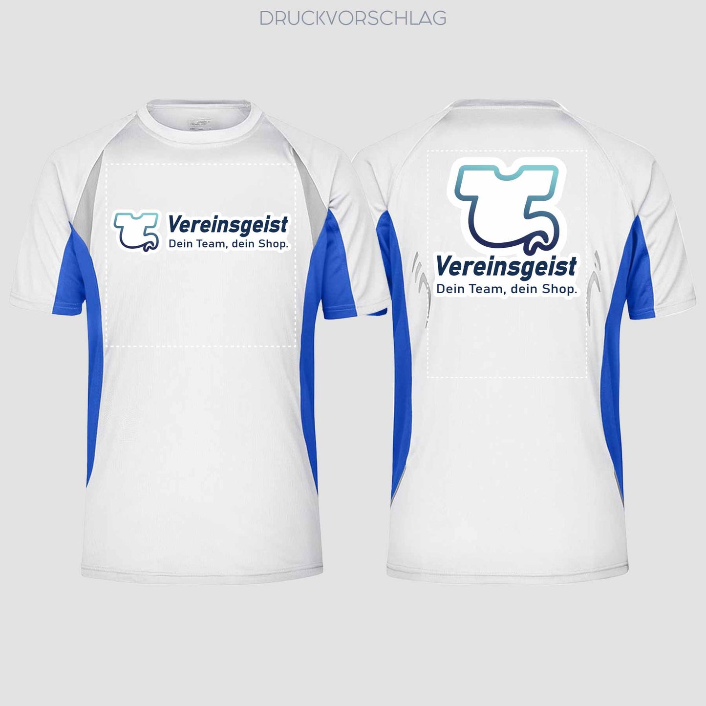 Sport/Running T-Shirt beidseitig bedruckt